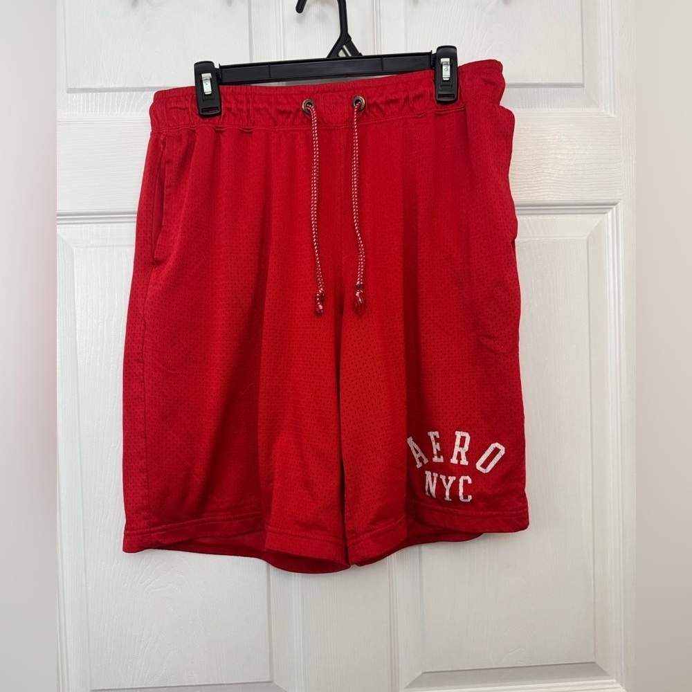 Aeropostale Red Athletic Men's Shorts